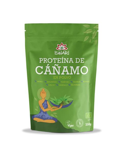 Proteína de Cáñamo Bio Iswari - 250 gramos