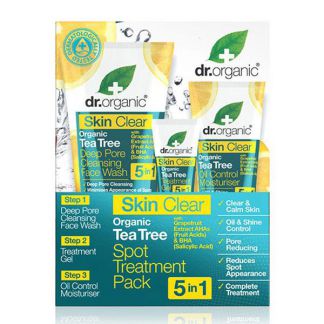 Skin Clear Set de Tratamiento Facial 5 en 1 Dr. Organic