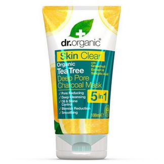Skin Clear Mascarilla Limpieza Profunda del Poro 5 en 1 Dr. Organic - 100 ml.