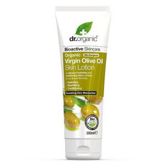 Loción Corporal con Aceite de Oliva Virgen Dr. Organic - 200 ml.