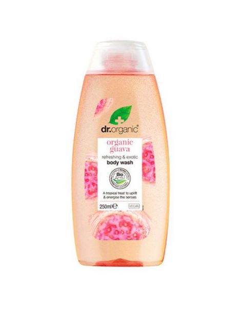 Gel de Ducha con Guayaba Dr. Organic - 250 ml.