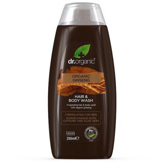 Gel de Baño y Champú Organic Ginseng Dr. Organic - 250 ml.
