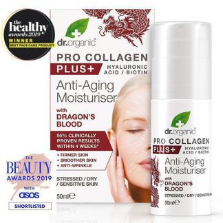 Crema Antiedad Pro-Collagen Plus Sangre de Dragón Dr. Organic - 50 ml.