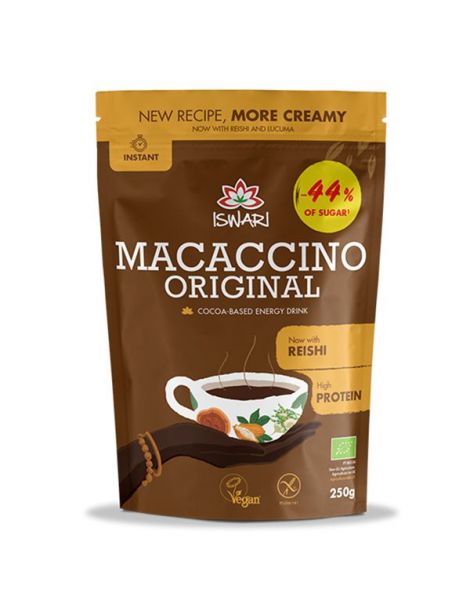 Macaccino Original con Reishi Bio Iswari - 250 gramos