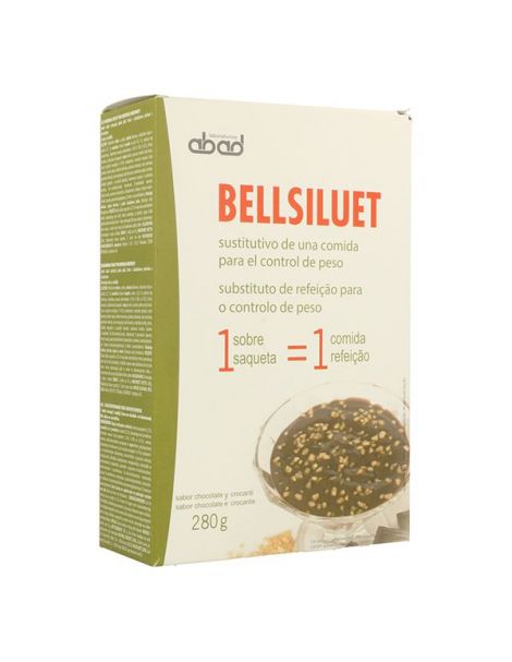 Bellsiluet Natillas Choco-Crocanti Laboratorios Abad - 5 sobres