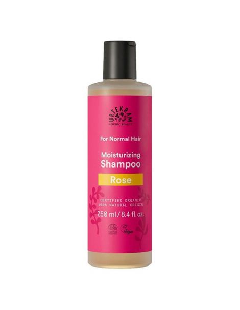 Champú de Rosa Cabello Normal Urtekram - 250 ml.