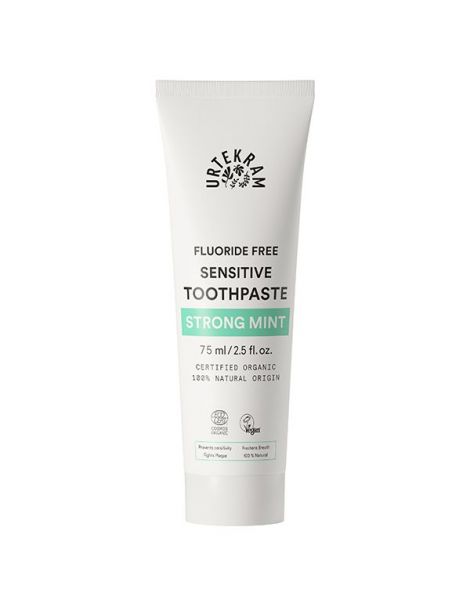 Dentífrico Menta Fuerte Urtekram - 75 ml.