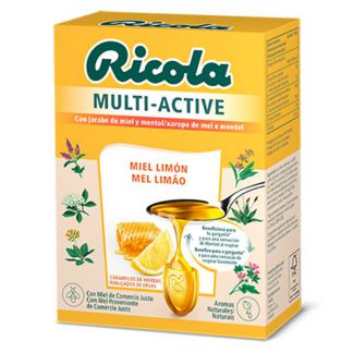 Caramelos Ricola Multi-Active Miel y Limón - 50 gramos