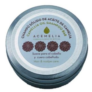 Champú Sólido de Aceite de Camelia Acemelia - 70 gramos