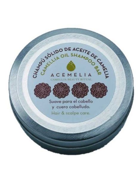 Champú Sólido de Aceite de Camelia Acemelia - 70 gramos