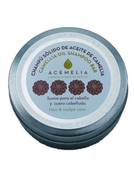 Champú Sólido de Aceite de Camelia Acemelia - 70 gramos
