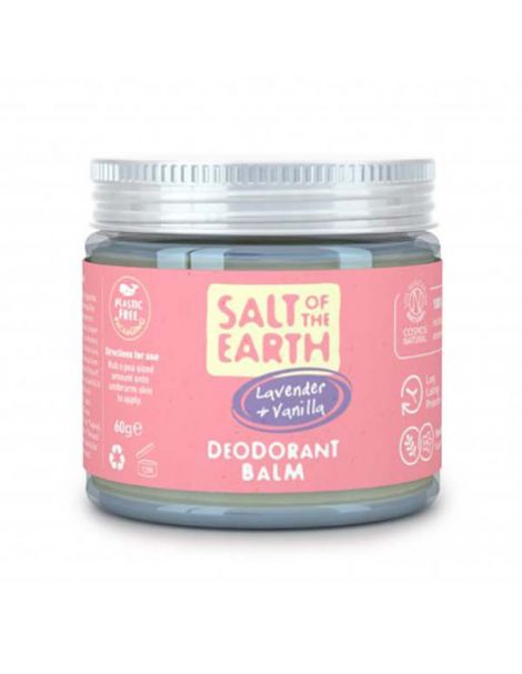 Bálsamo Desodorante Lavanda-Vainilla Salt of the Earth - 60 gramos