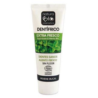 Dentífrico Extra Fresco Echinacea-Menta NaturaBio Cosmetics - 75 ml.