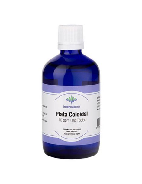 Plata Coloidal 10 PPM Tópico Internature - 100 ml.