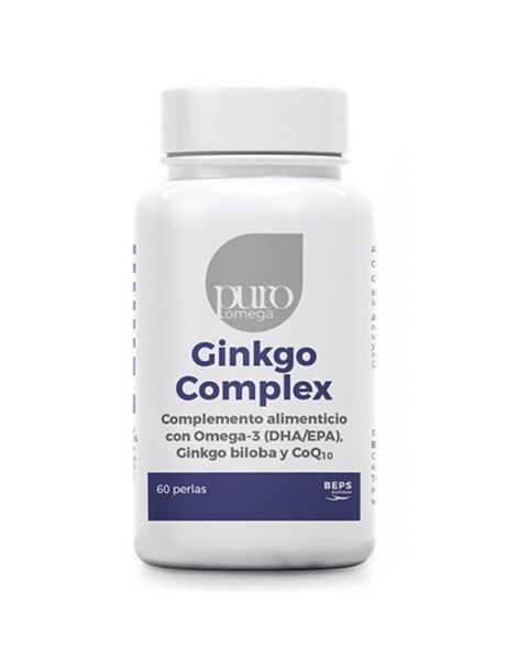 Puro Omega 3 Ginkgo Complex Puro Omega - 60 perlas