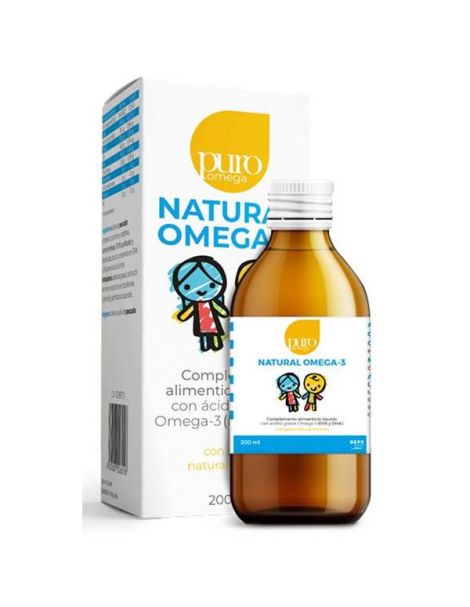 Natural Omega 3 Niños Puro Omega - 200 ml.