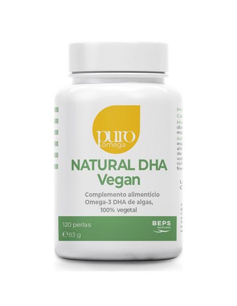 Natural DHA Vegan Puro Omega - 90 perlas