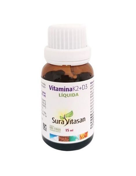 Vitamina K2+D3 Sura Vitasan - 15 ml.