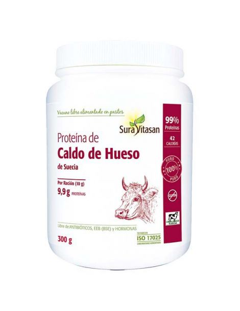 Proteína de Caldo de Hueso Sura Vitasan - 300 gramos