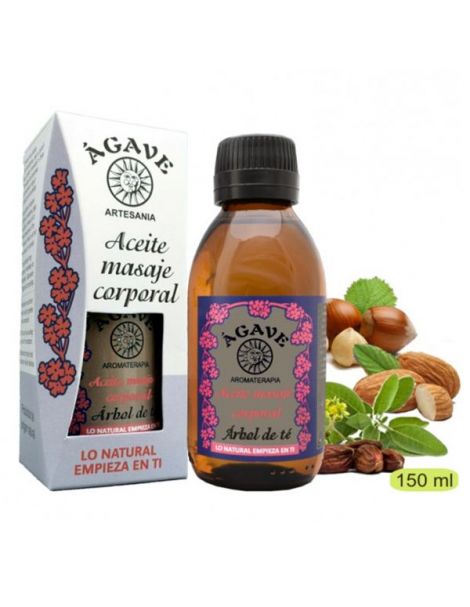 Aceite Corporal de Árbol del Té Ágave - 150 ml.