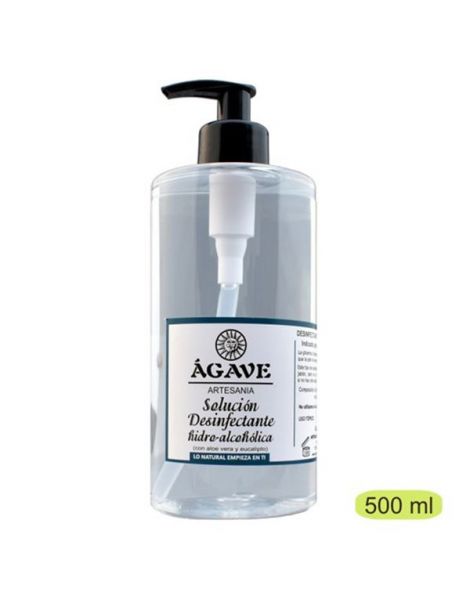 Solución Desinfectante Hidroalcohólica con Aloe Vera Ágave - 500 ml.