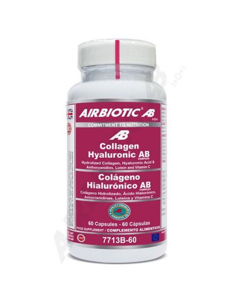 Colágeno Hialurónico Complex AB Airbiotic - 60 cápsulas