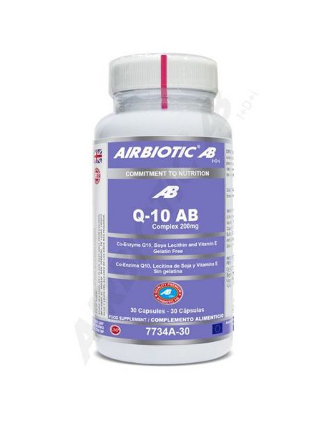 Co-Enzima Q10 200 mg Airbiotic - 30 cápsulas