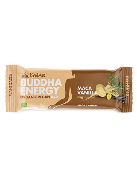 Barrita Buddha Energy Maca y Vainilla Iswari - 35 gramos