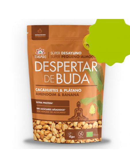 Despertar de Buda Cacahuete-Plátano Bio Iswari - 360 gramos