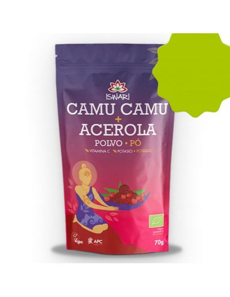 Camu Camu + Acerola Bio Iswari - 70 gramos