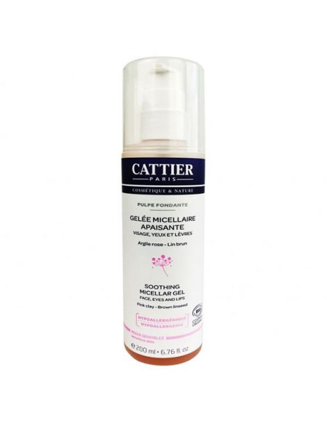 Gel Micelar Calmante Cattier - 200 ml.