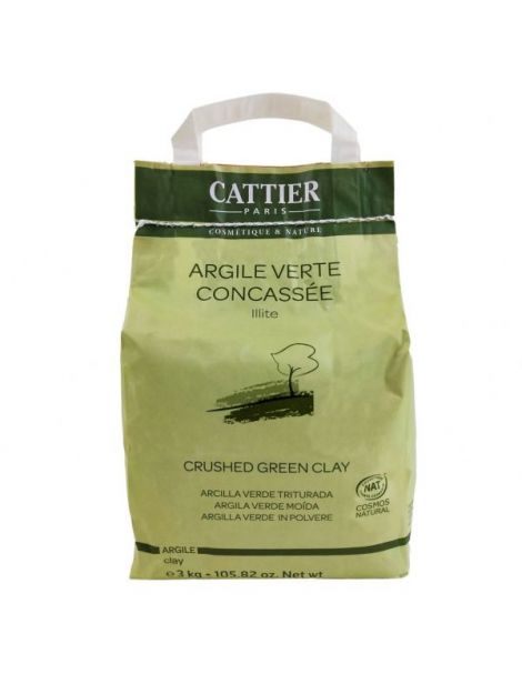 Arcilla Verde Triturada Cattier - 3 Kilos