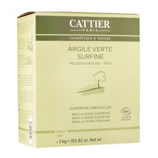 Arcilla Verde Superfina Cattier - 3 Kilos