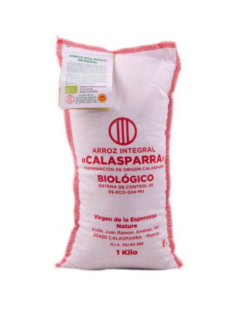 Arroz Integral Bio Bolsa de Tela Calasparra - 1 kilo