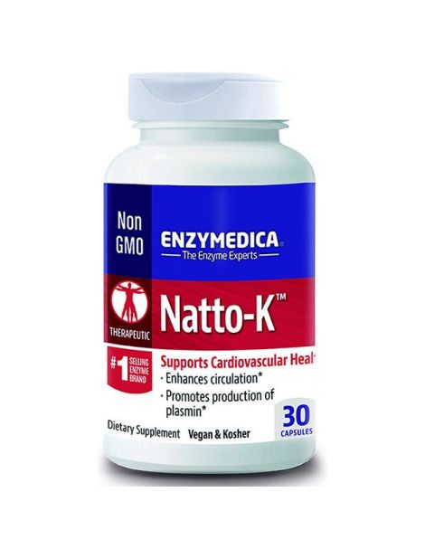Natto-K Enzymedica - 30 cápsulas