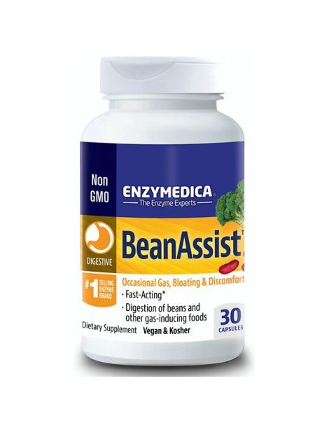 Beanassist Enzymedica - 30 cápsulas