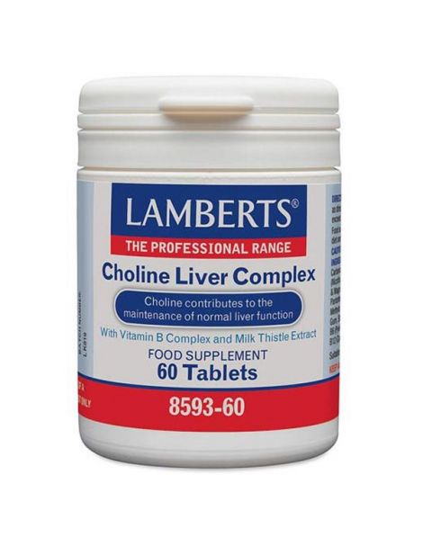 Choline Liver Complex Lamberts - 60 tabletas