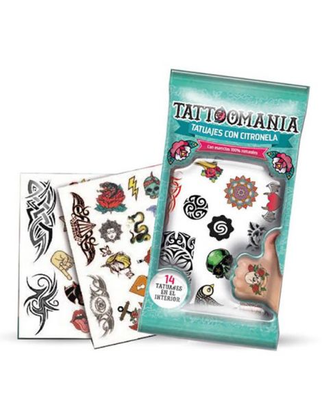 Tatuajes con Citronela Tattoomania - 1 lámina