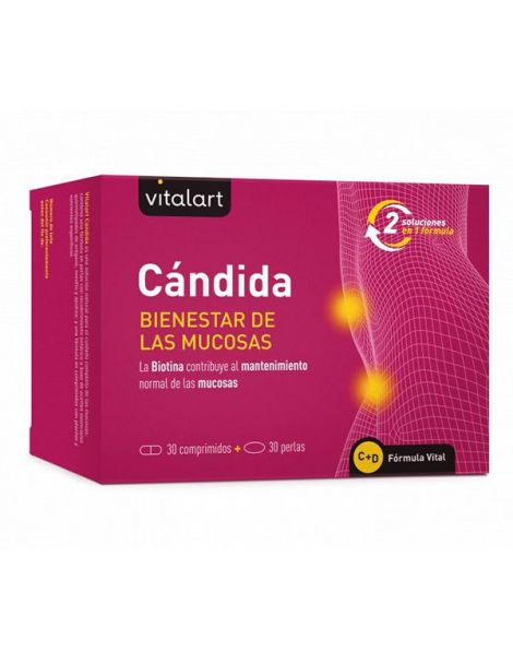 Bienestar Cándida Vitalart - 30 comprimidos + 30 perlas