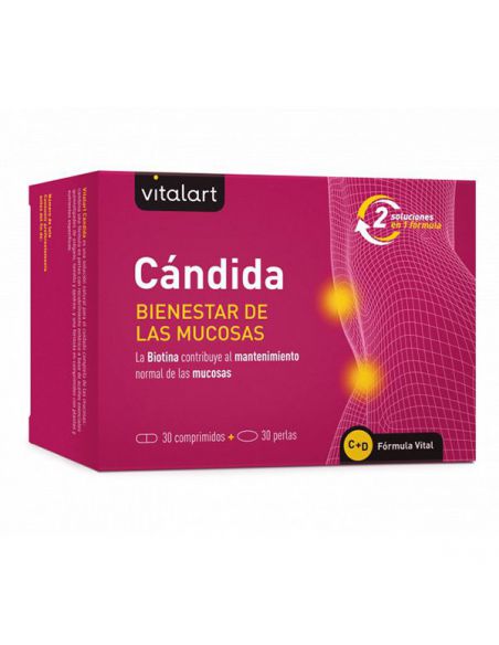 Bienestar Cándida Vitalart - 30 comprimidos + 30 perlas