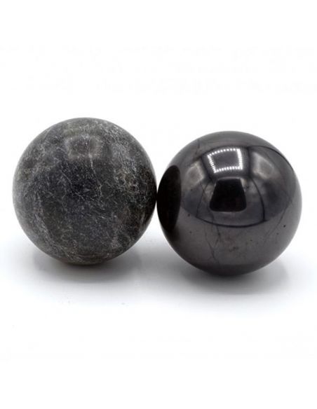 Armonizadores Shungit y Talcochlorita Esferas