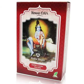 Henna Polvo Super Caoba Oscuro Radhe Shyam - 100 gramos