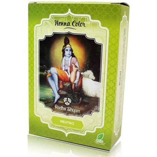 Henna Polvo Neutro Radhe Shyam - 100 gramos