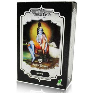 Henna Polvo Negro Radhe Shyam - 100 gramos