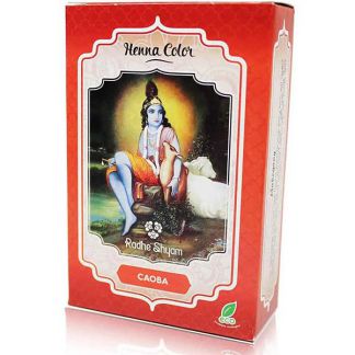 Henna Polvo Caoba Radhe Shyam - 100 gramos