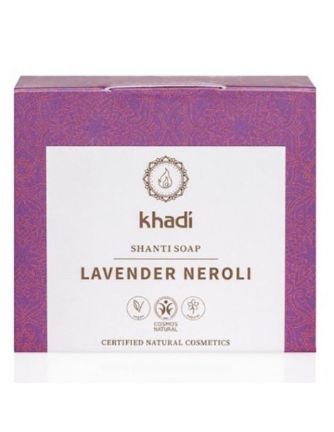 Jabón Shanti Lavanda y Neroli Khadi - 100 gramos