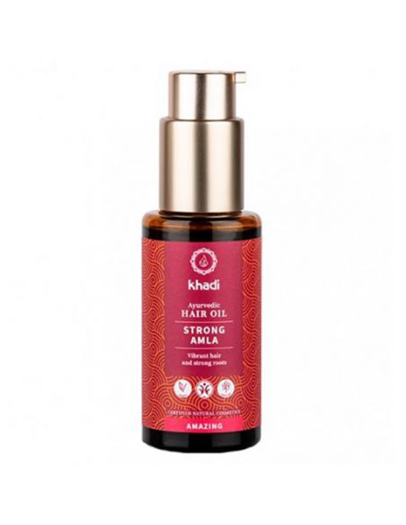 Aceite Capilar de Amla Fuerza y Brillo Khadi - 50 ml.