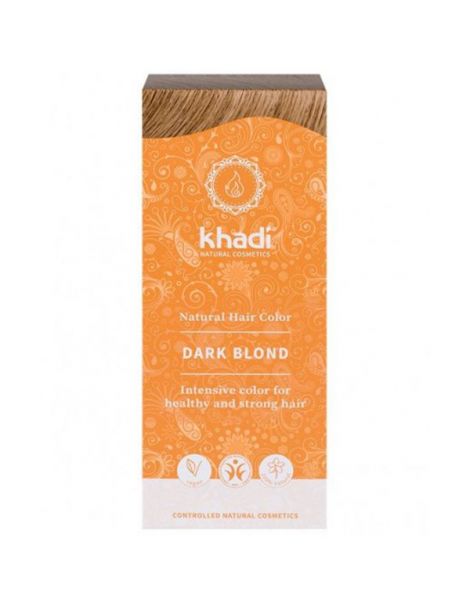 Tinte Rubio Oscuro Ceniza Khadi - 100 gramos