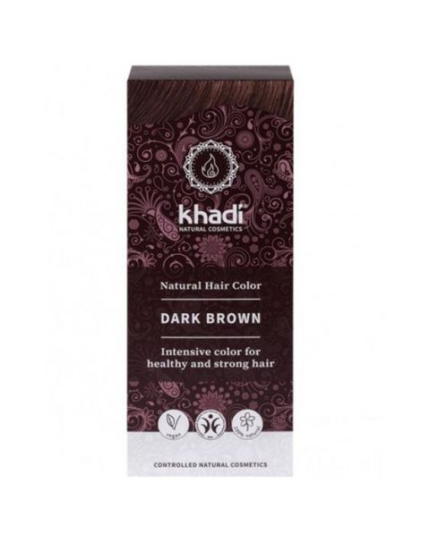 Tinte Castaño Oscuro Khadi - 100 gramos