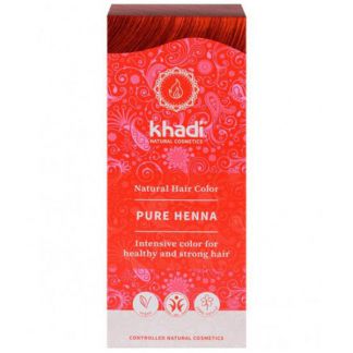 Henna Natural Rojo Khadi - 100 gramos